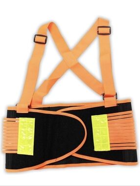 WESTERN SAFETY Back Support Belt with Reflector, L #0208